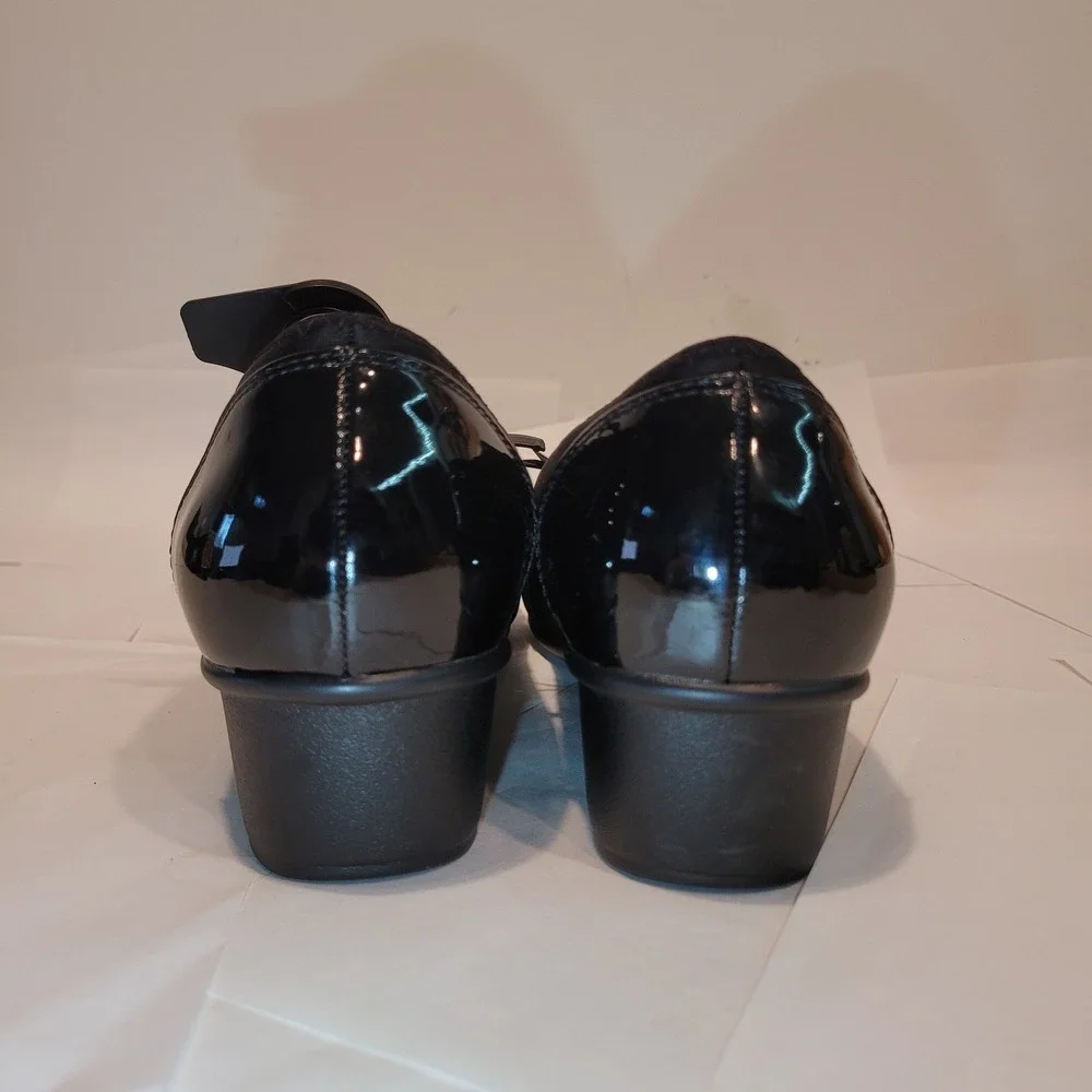 Mountain Sole by White Mountain Women's Black Wedge Ballet Flats Size‎ 10W